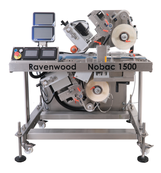 Nobac 1500 - Linerless Top and Base Labeller